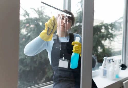 Nettoyage de vitres intérieures et extérieures à Mazerier